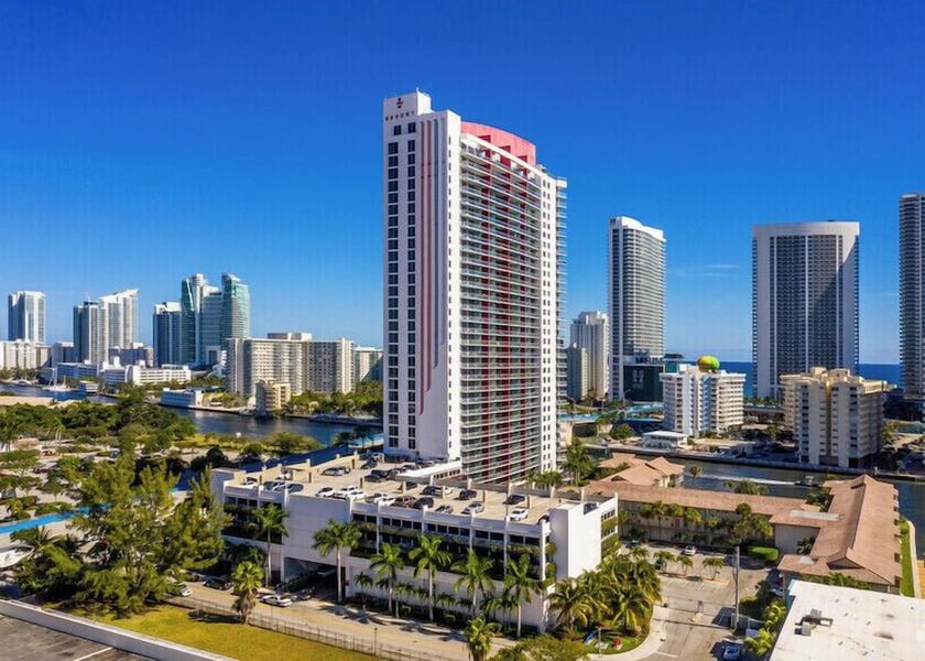 Florida Hallandale Beach Facade