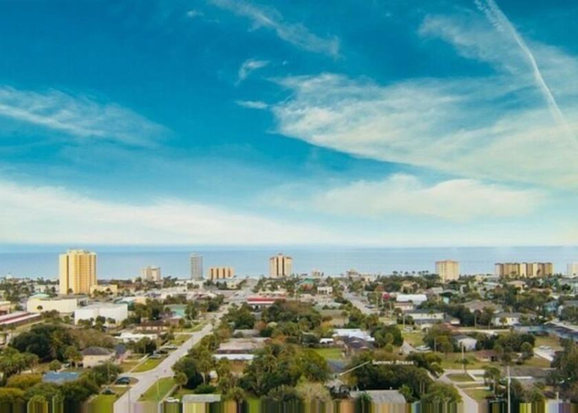 Florida Jacksonville Beach Aerial View