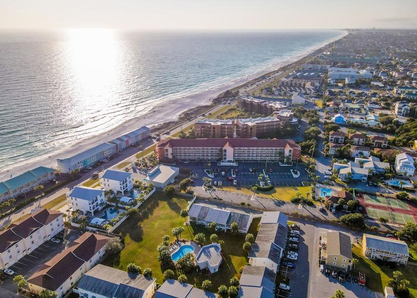 Florida Miramar Beach Aerial View
