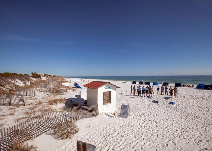Florida Miramar Beach Aerial View