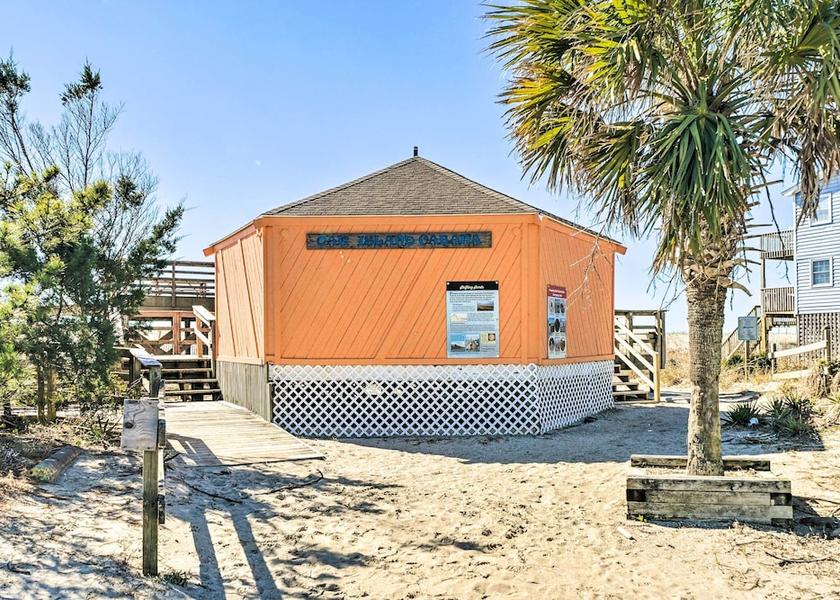 North Carolina Oak Island Interior Entrance
