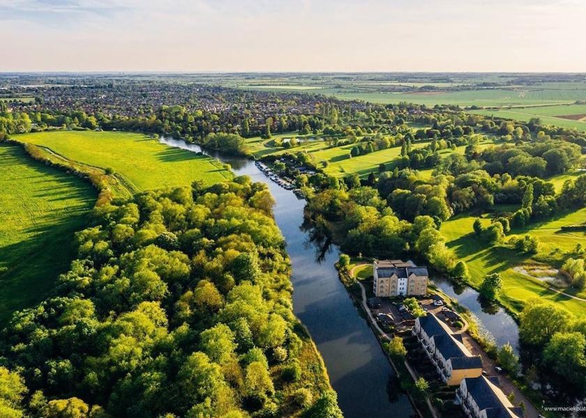 England St Neots Aerial View