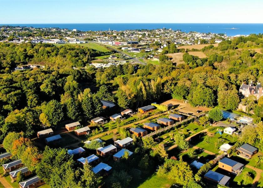Brittany Binic-Etables-sur-Mer Aerial View