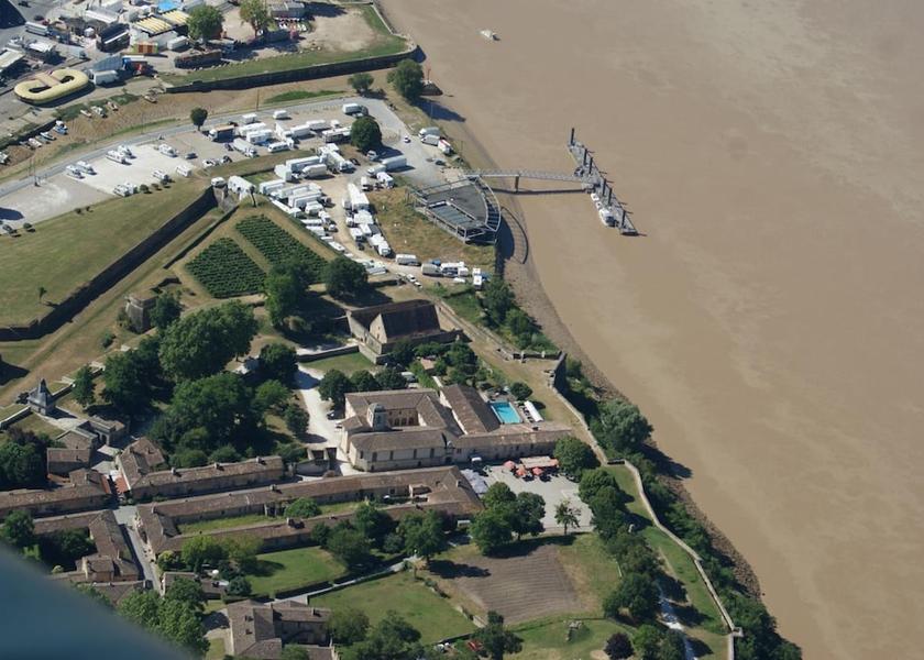 Nouvelle-Aquitaine Blaye Aerial View