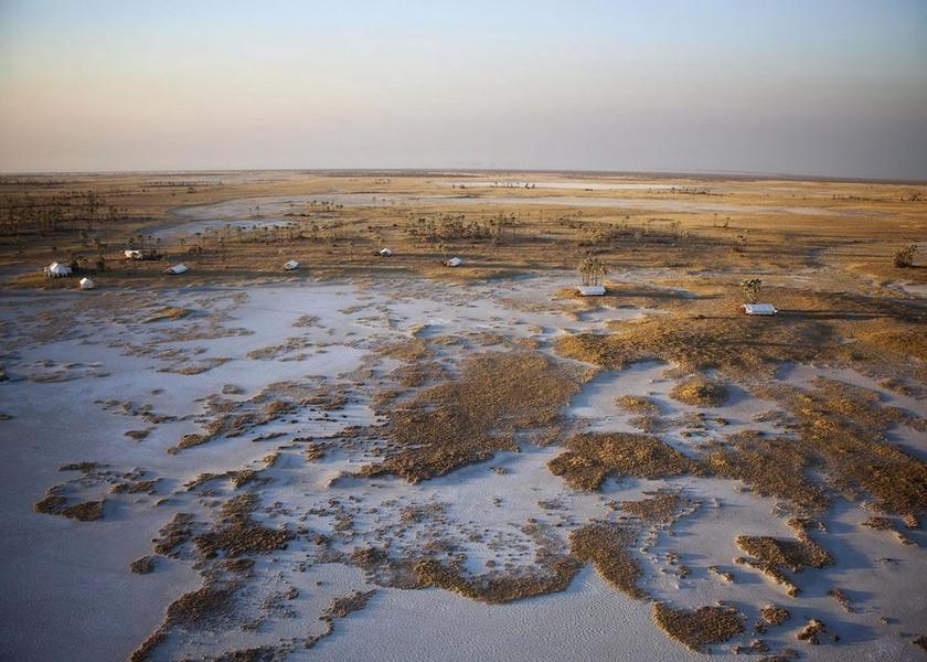  Central Kalahari Game Reserve Aerial View