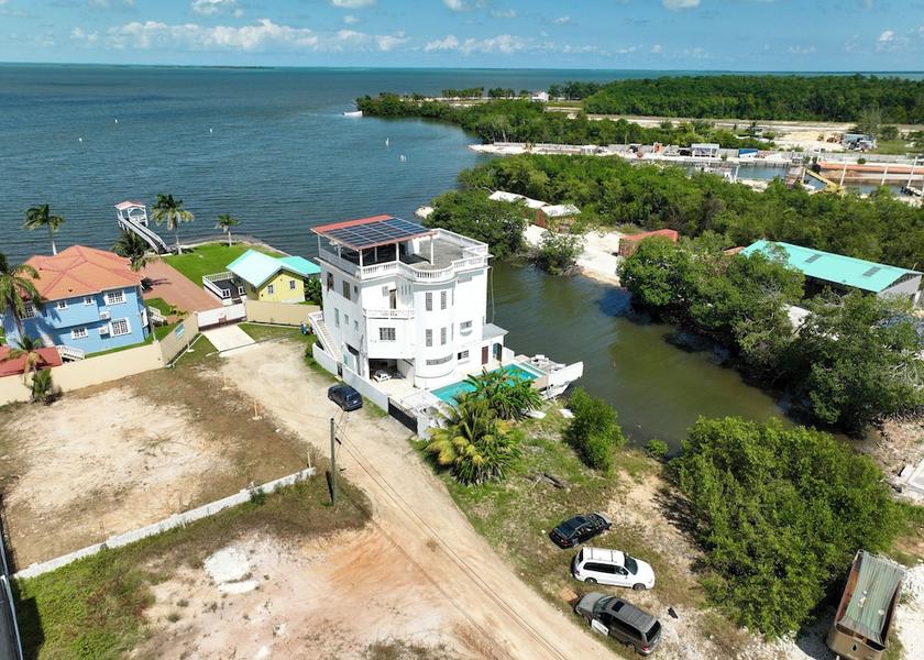 Belize Belize City Aerial view