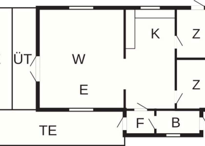 Nordjylland (region) Aalbaek Room layout blue print
