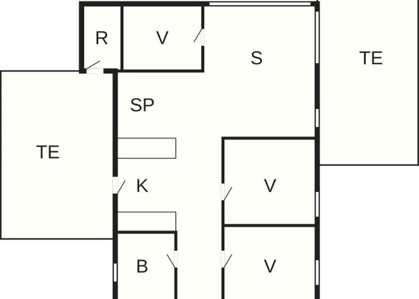 Nordjylland Frederikshavn Room layout blue print