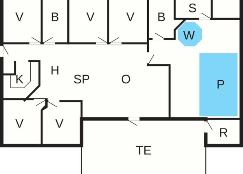 Syddanmark Nordborg Room layout blue print
