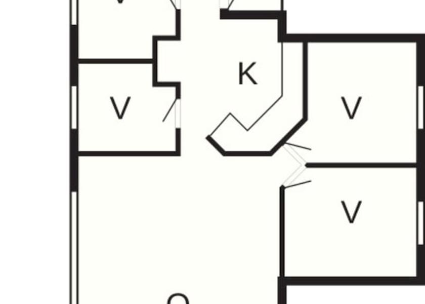 Nordjylland Thisted Room layout blue print