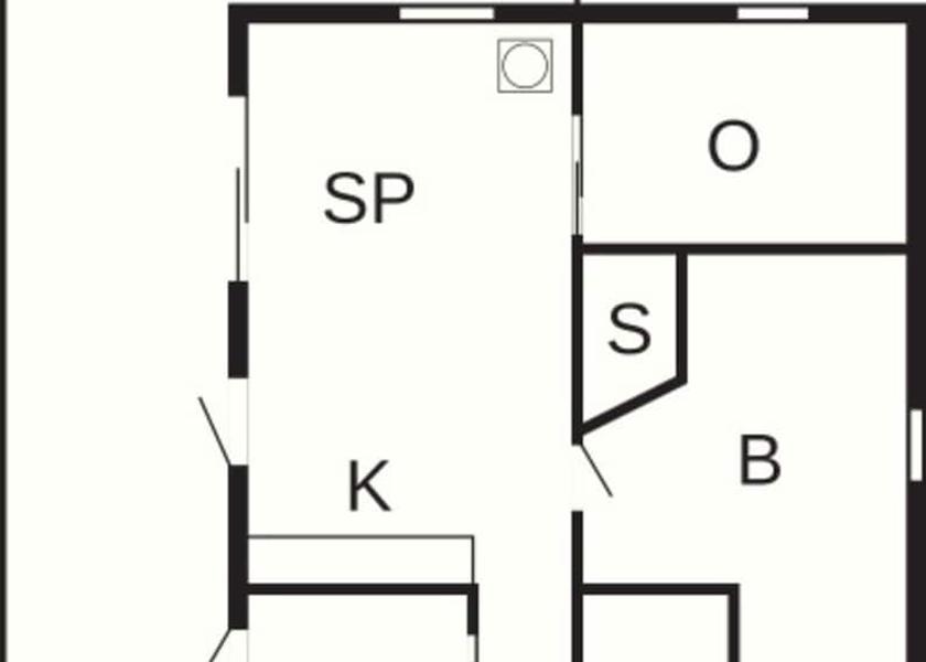 Syddanmark Haderslev Room layout blue print