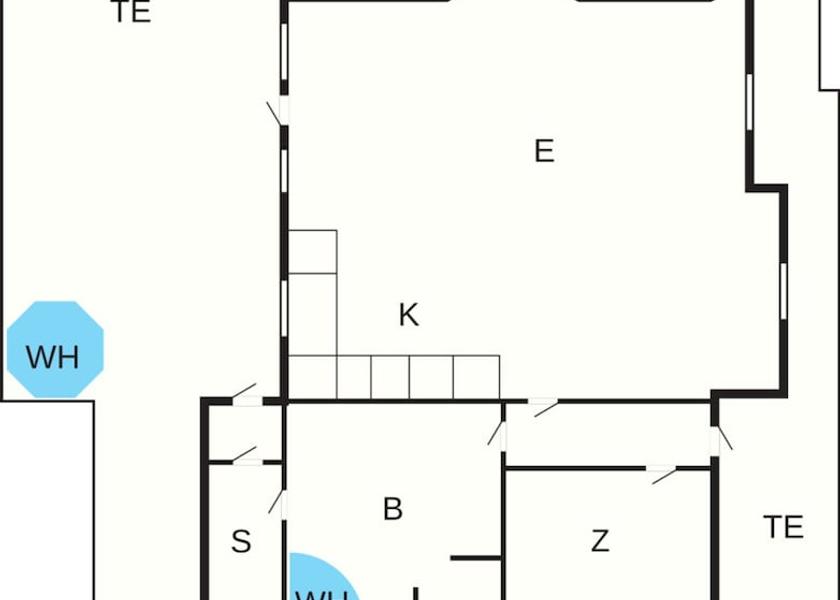 Midtjylland Grenaa Room layout blue print