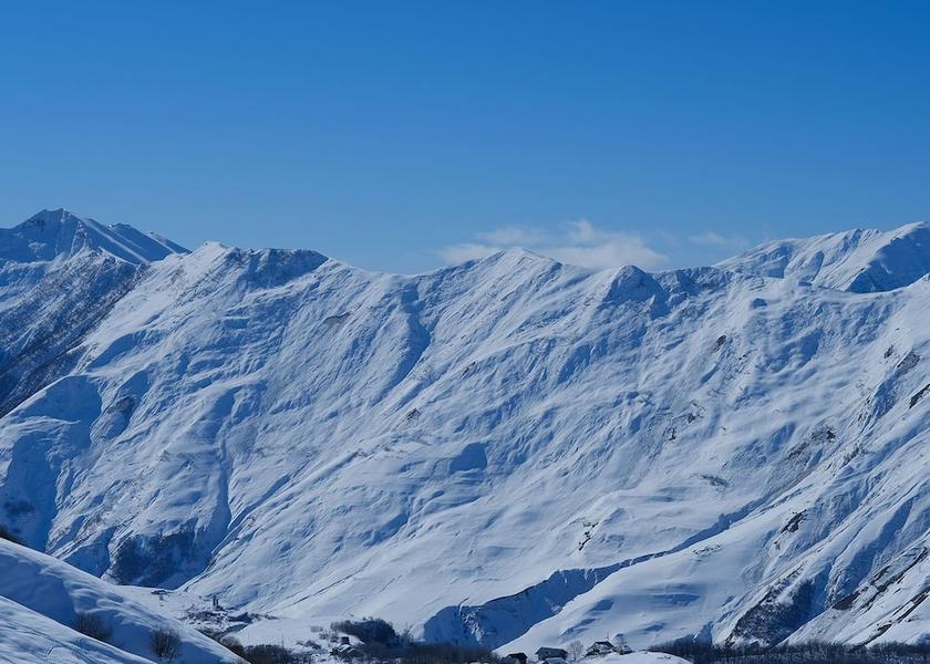 Mtskheta-Mtianeti Kazbegi Aerial View