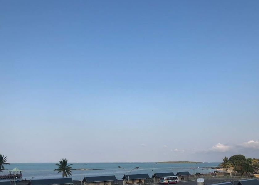 Grand Port Mahebourg View from property