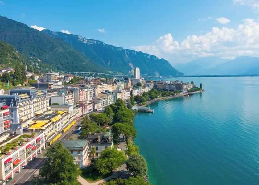 Canton of Vaud Montreux Lake