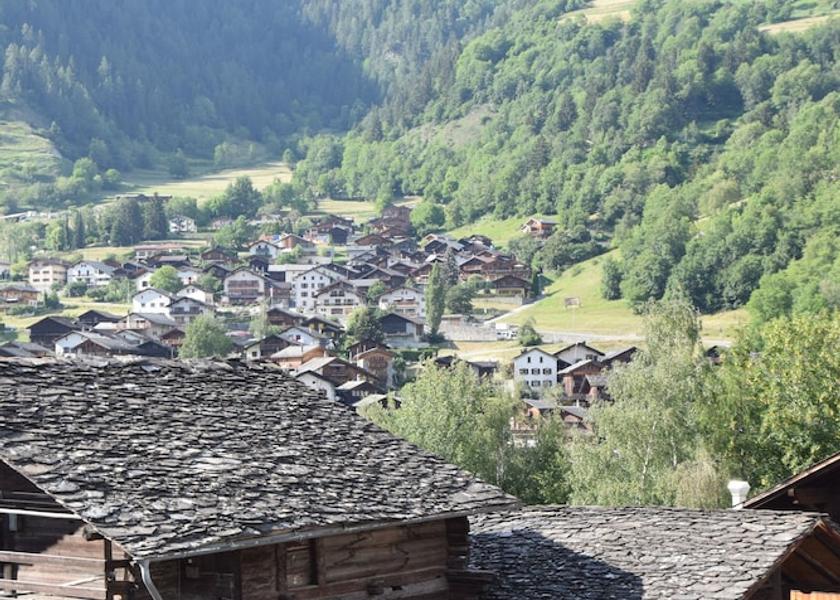 Valais Bagnes Exterior Detail