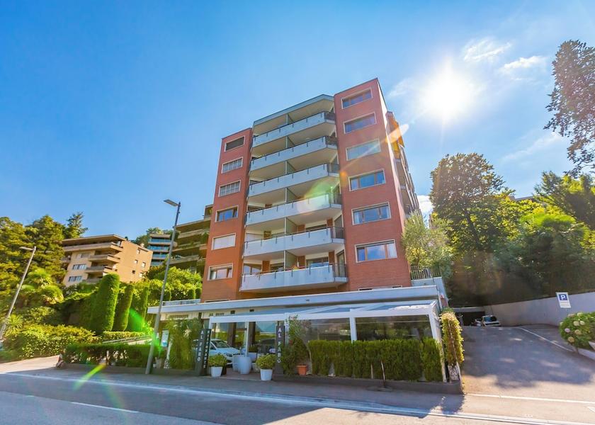 Canton of Ticino Paradiso Exterior Detail