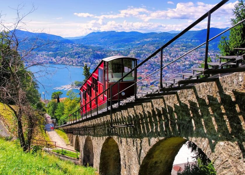 Canton of Ticino Paradiso Exterior Detail