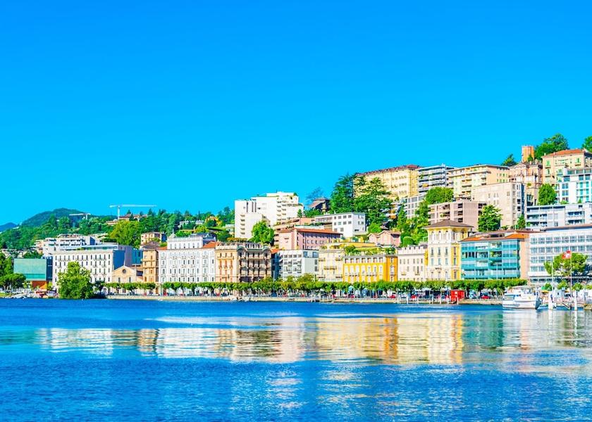 Canton of Ticino Paradiso Exterior Detail