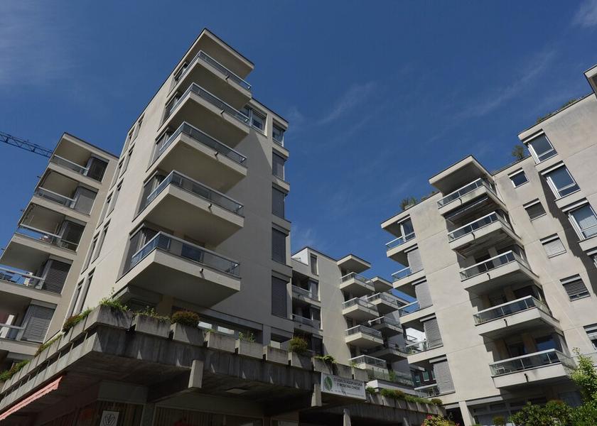 Canton of Ticino Paradiso Exterior Detail