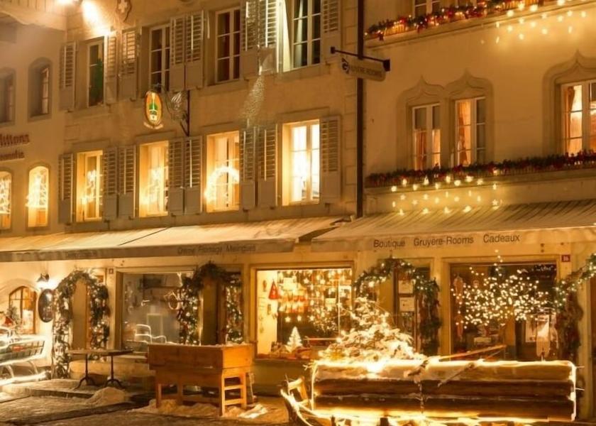 Canton of Fribourg Gruyeres Facade