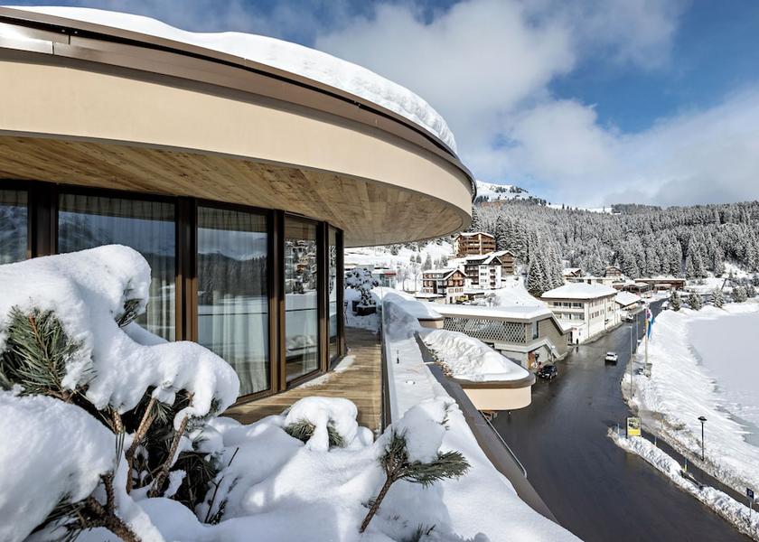 Graubünden Arosa Balcony view