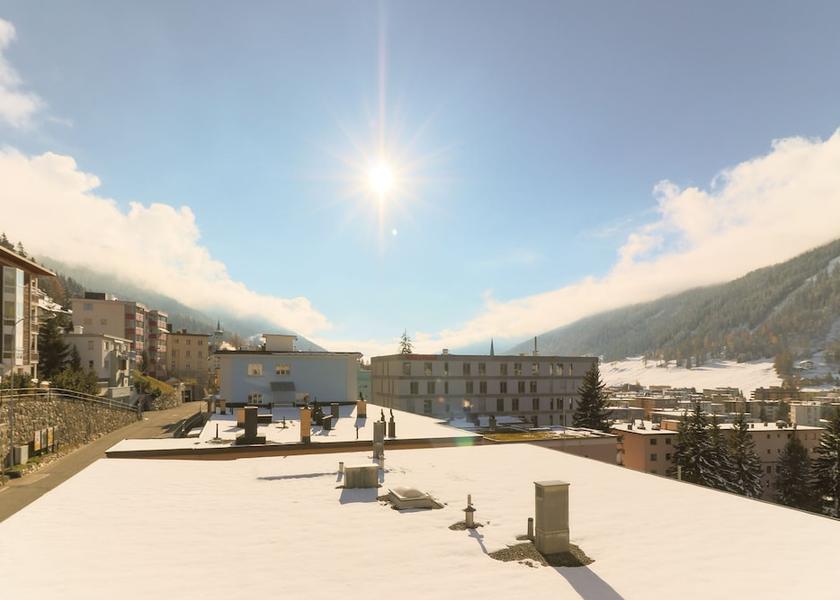 Graubuenden Davos Balcony View