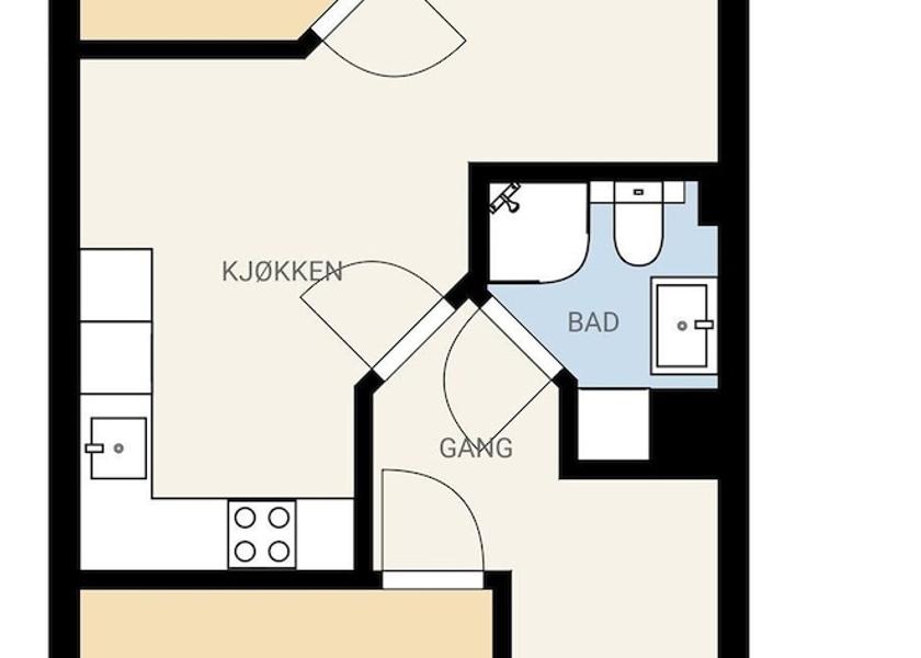 Rogaland (county) Stavanger Room layout blue print