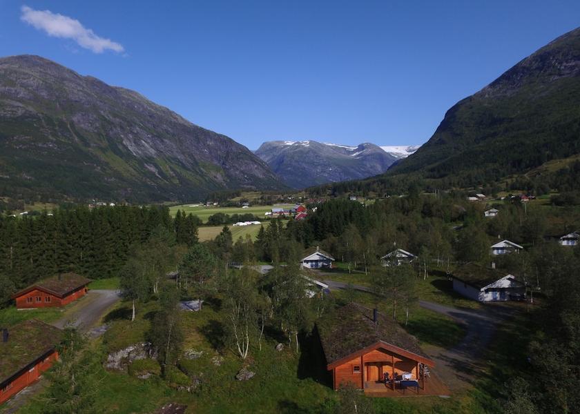 Vestland Sunnfjord Aerial View
