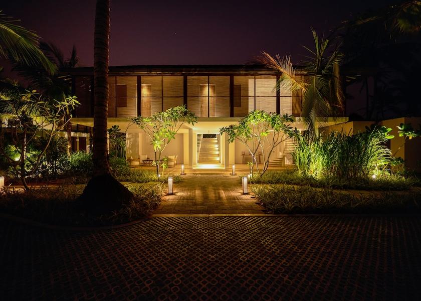 Front of property - evening/night