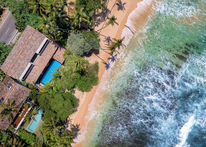 Southern Province Unawatuna Aerial view