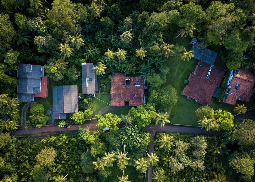 Galle District Hikkaduwa Aerial View