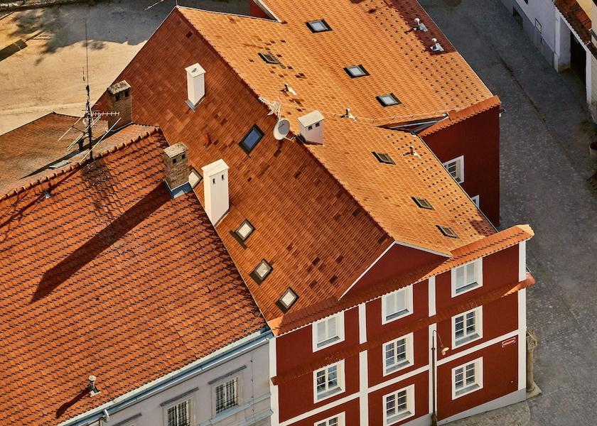 South Bohemia Region Český Krumlov Aerial View