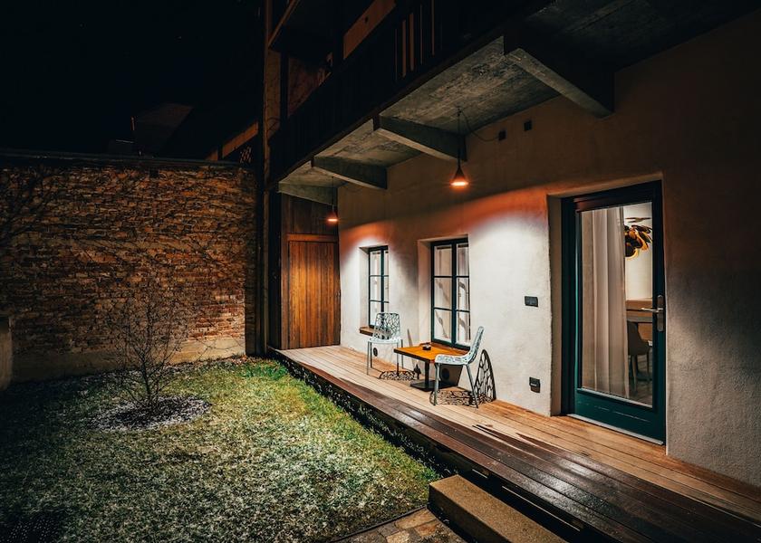 South Bohemia (region) Cesky Krumlov Terrace