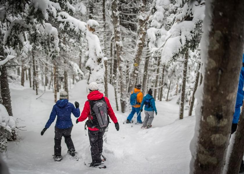 Quebec Mont-Tremblant Snowshoeing
