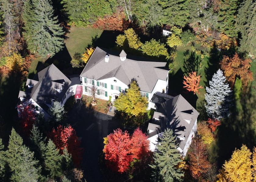 British Columbia Salmon Arm Aerial View