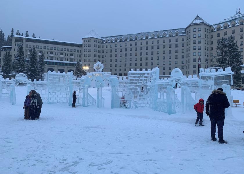 Alberta Canmore Ice Skating
