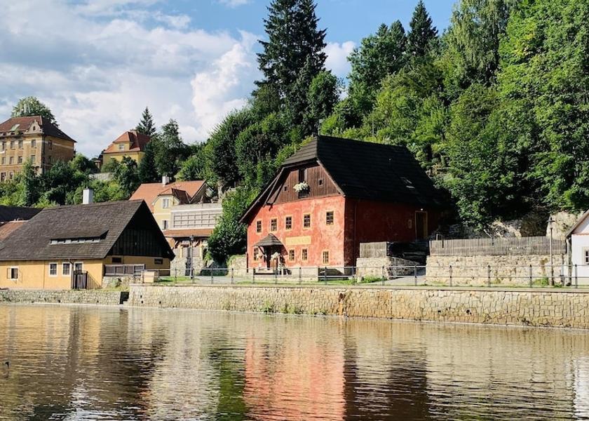 South Bohemia (region) Cesky Krumlov Exterior Detail