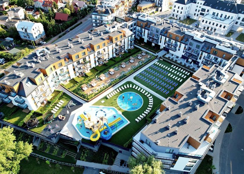 West Pomeranian Voivodeship Miedzyzdroje Aerial View