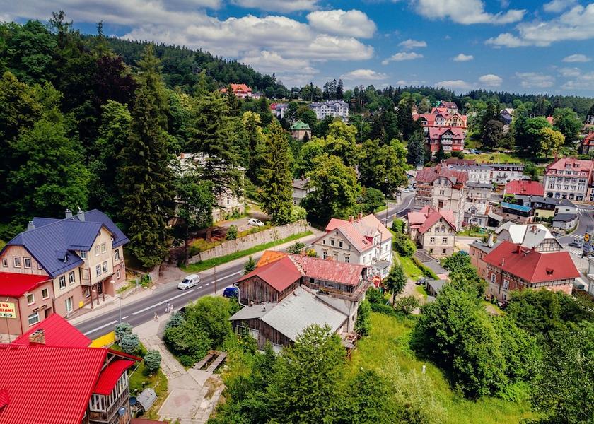 Lower Silesian Voivodeship Szklarska Poreba Aerial View