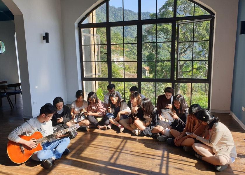 Vinh Phuc Tam Dao Interior Entrance