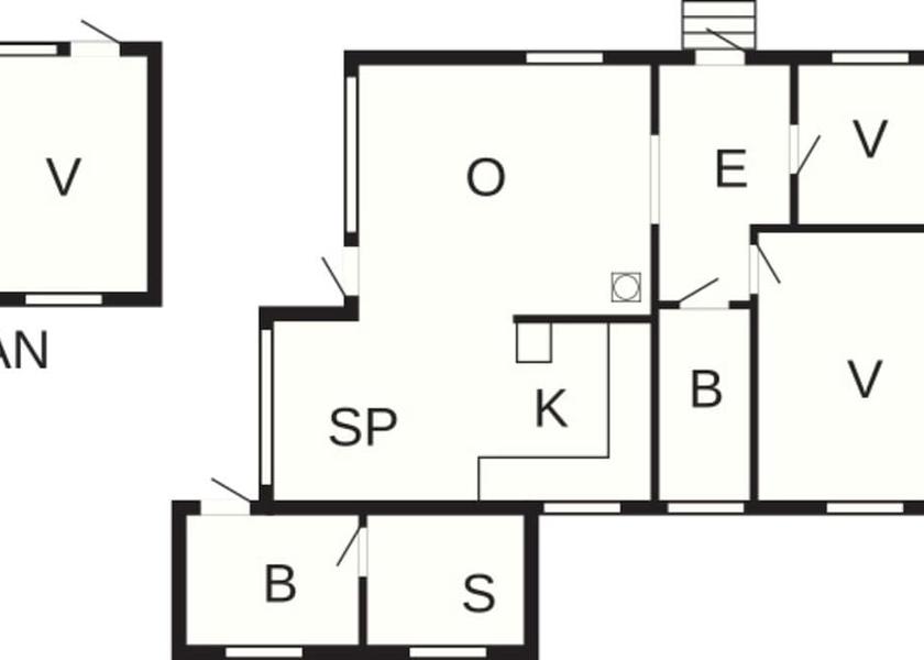Västmanland County Arboga Room layout blue print