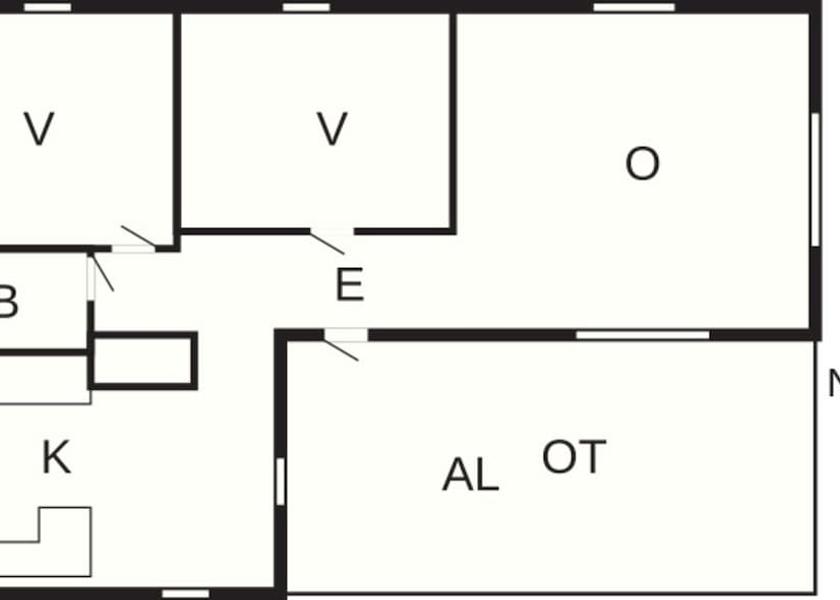 Skåne County Osby Room layout blue print