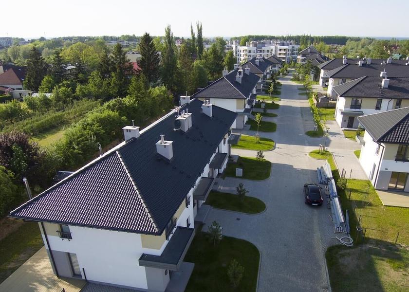 West Pomeranian Voivodeship Ustronie Morskie Aerial View