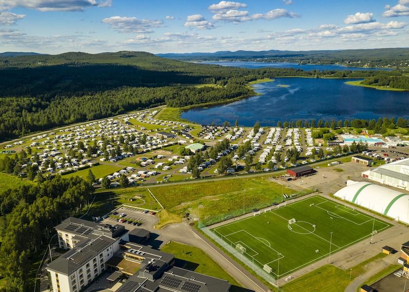 Norrbotten County Boden Aerial View