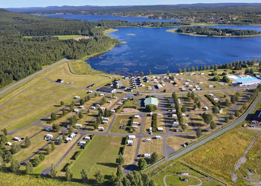 Norrbotten County Boden Aerial View