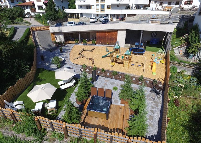 Tirol Ladis Aerial View