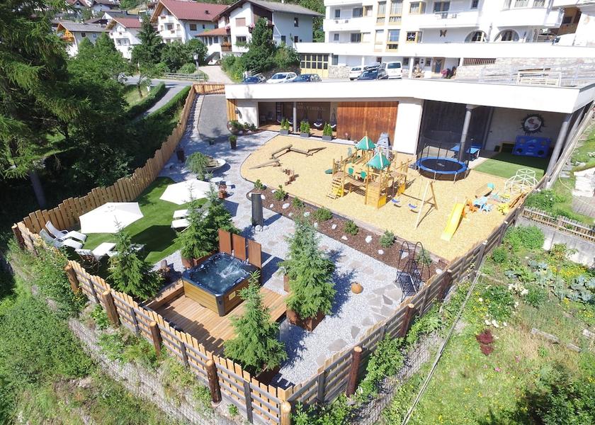 Tirol Ladis Aerial View