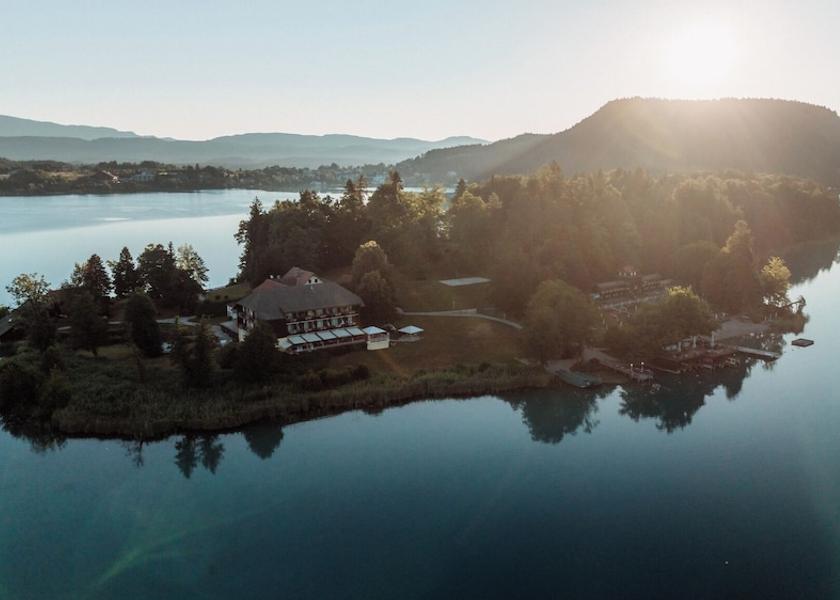 Carinthia Finkenstein am Faaker See Land view from property