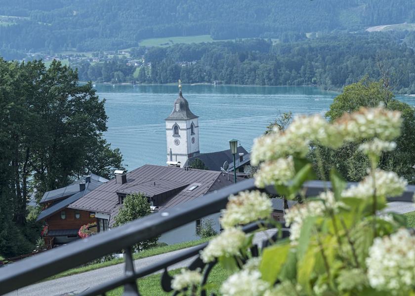 Upper Austria Sankt Wolfgang im Salzkammergut Balcony View